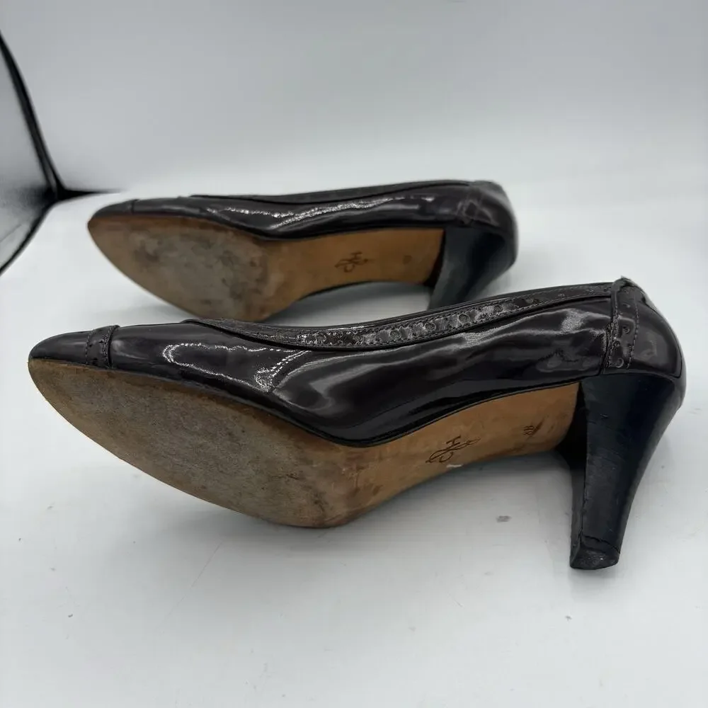 Cole Haan‎ Heels Womens Size 8 B Brown Pumps Block Buckle